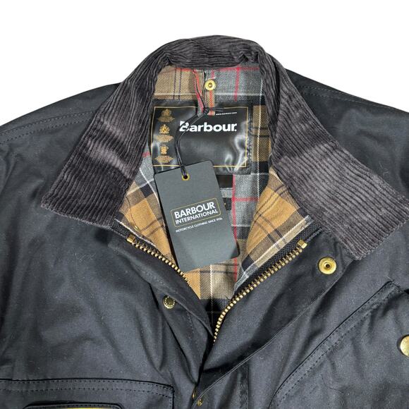 BARBOUR INTERNATIONAL JACKET SIZE 38 NEW WITH TAGS - Picture 4 of 13